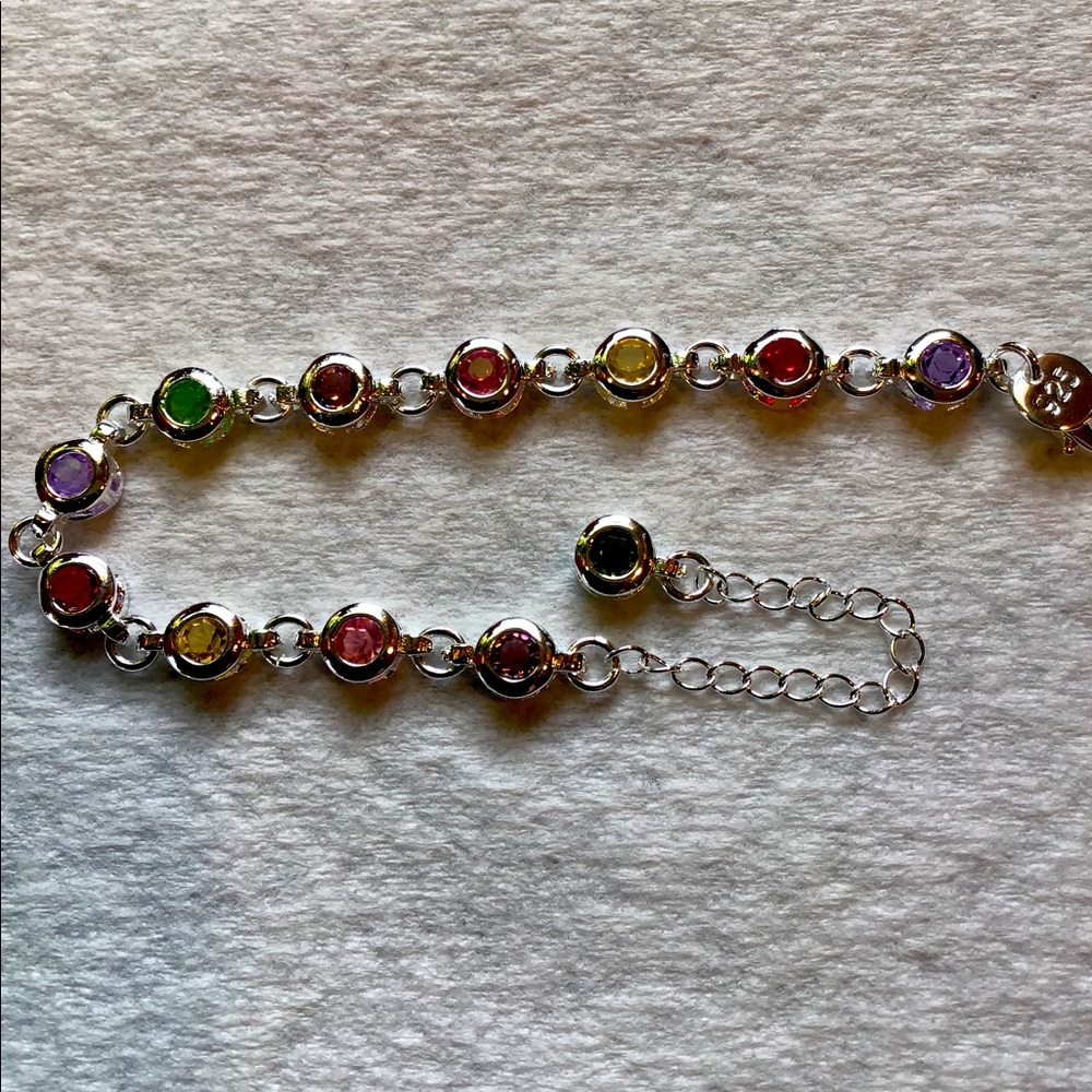 Solid Sterling Silver Bracelet - image 1